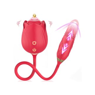 MOOLIGIRL Thrusting G-Spot Rose Toy Double-Ended